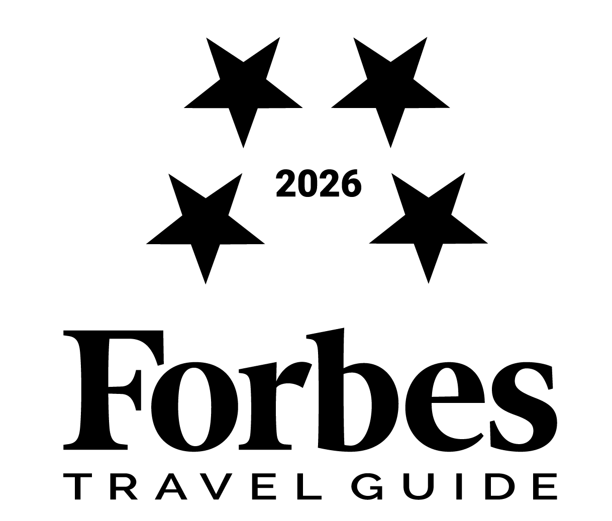2026 Forbes Travel Guide 4 Star Rating Logo