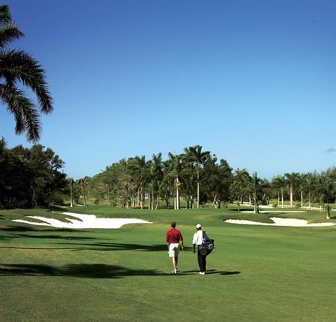 Golf group on the course
