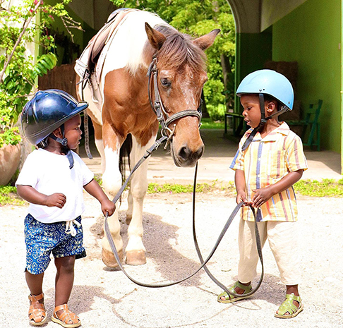 Kids with Horses