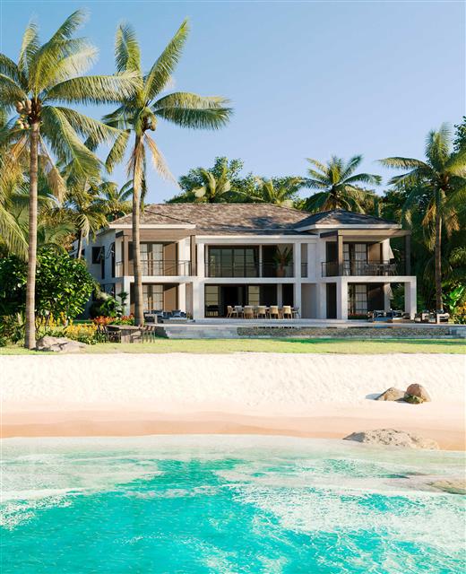 Oceanfront Villas at Half Moon View from the Ocean